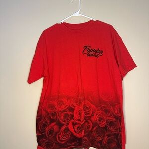 Popular Demand Red Graphic Men's Shirt